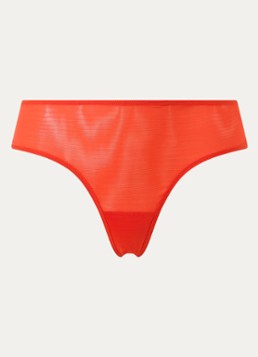Sarda Dames Chalmers tanga van mesh in de kleur Rood