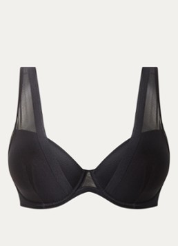 Sarda Dames Chalmers voorgevormde beugel bh met overlay van mesh in de kleur Zwart