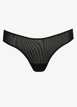 Sarda Dames Chalmers tanga van mesh in de kleur Zwart