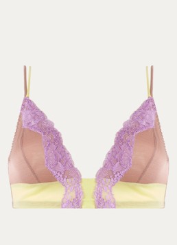 Sarda Dames Bremer bralette van mesh in de kleur Lila