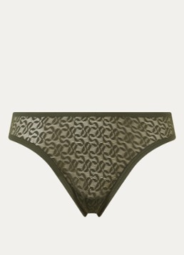 Sarda Dames Asin slip van kant in de kleur Legergroen