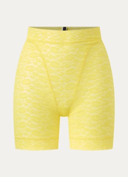 Sarda Dames Cid high waisted shorty van kant in de kleur Geel