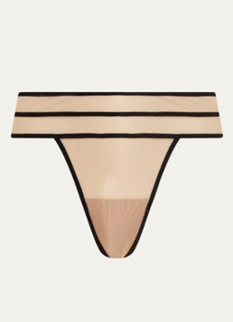 Sarda Dames Yulimar tanga van mesh in de kleur Beige