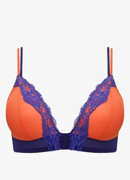 Sarda Dames Bremer bralette van mesh in de kleur Oranje