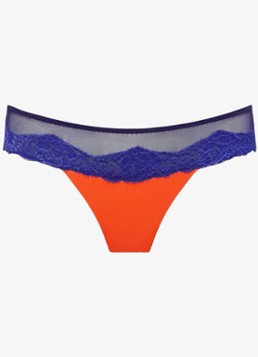 Sarda Dames Bremer tanga van mesh in de kleur Oranje