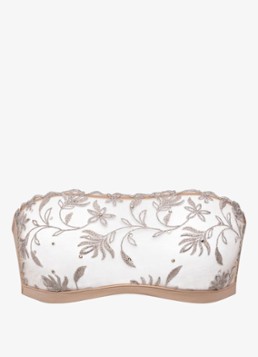 Sarda Dames Shay strapless bh van mesh in de kleur Zilver