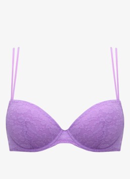 Sarda Dames Cid voorgevormde plunge bh met kant in de kleur Lavendel