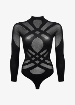 Sarda Dames Tegla body van mesh in de kleur Zwart