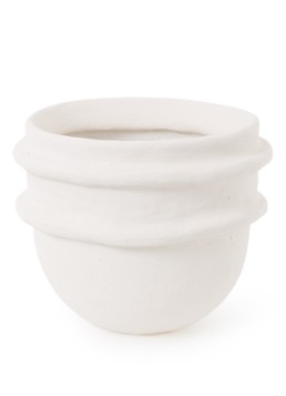 Serax Earth bloempot van papier maché Ø30 cm Wit - Deal