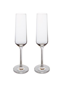 Schott Zwiesel Pure champagneglas 21,5 cl set van 2 Transparant - Deal