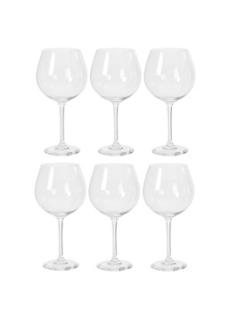 Schott Zwiesel Classico Bourgogne rode wijnglas 41 cl set van 6 Transparant - Deal