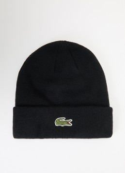 Lacoste Jongens Muts in wolblend met logopatch