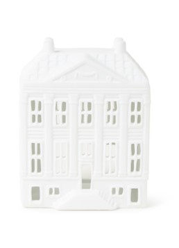&Klevering Mansion waxinelichthouder 13 cm Wit - Deal
