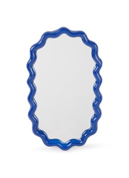 &Klevering Zigzag wandspiegel 40 x 24 cm Donkerblauw - Deal