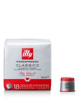 Illy Classico Espresso capsules 18 stuks 120,6 gram Steenrood