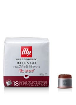 Illy Intenso Espresso capsules 18 stuks 120,5 gram Donkerrood