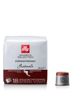 Illy Iperespresso Guatemala Arabica Selection capsules 18 stuks Donkerrood - Deal
