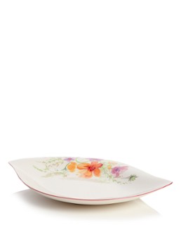 Villeroy & Boch Serveerschaal met bloemenmotief 34 cm Gebroken wit - Deal