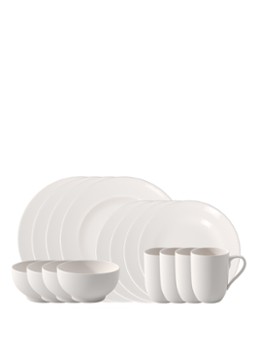 Villeroy & Boch For Me serviesset voor 4 personen Gebroken wit - Deal