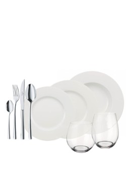 Villeroy & Boch Wonderful World serviesset 36-delig Gebroken wit - Deal