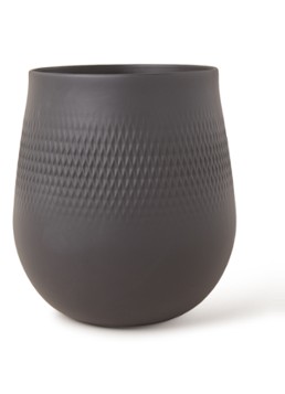 Villeroy & Boch Collier Carre vaas groot 22,5 cm Zwart