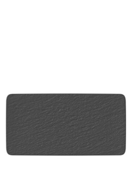 Villeroy & Boch Manufacture Rock serveerplank van porselein 35 x 18 cm Antraciet