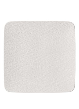 Villeroy & Boch Manufacture Rock serveerplank van porselein 32,5 x 32,5 cm Gebroken wit - Deal