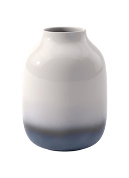 Villeroy & Boch Lave Nek vaas 22 cm Gebroken wit