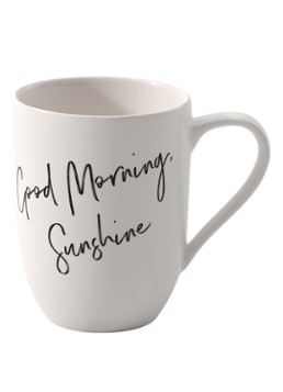 Villeroy & Boch Statement Good Morning Sunshine kopje 34 cl Gebroken wit - Deal