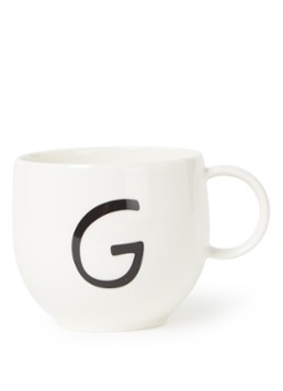 Villeroy & Boch Letters G mok 38 cl Gebroken wit - Deal