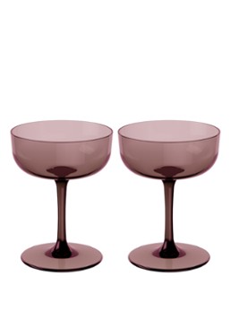 Villeroy & Boch Like champagne glazen set van 2 Aubergine