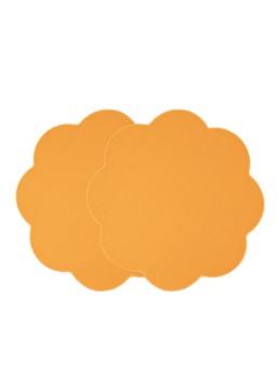 Villeroy & Boch Fleur servetten 40 x 40 cm set van 2 Geel - Deal