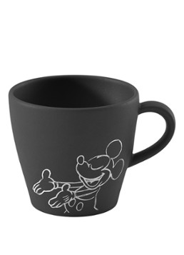 Villeroy & Boch Manufacture Rock - Mickey Mouse koffiekopje Zwart - Deal