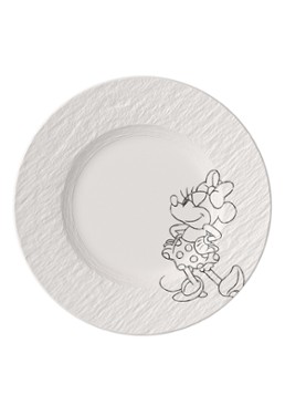 Villeroy & Boch Manufacture Rock blanc - Mickey Mouse ontbijt-/gebaksbordje 22 cm Wit - Deal