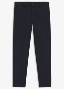 BOSS Heren Tapered fit chino met steekzakken in de kleur Donkerblauw