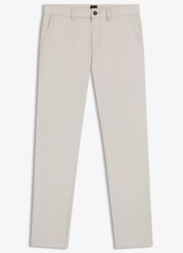 BOSS Heren Slim fit chino met steekzakken in de kleur Beige