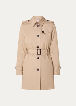 Tommy Hilfiger Dames Heritage trenchcoat met ceintuur en steekzakken in de kleur Beige