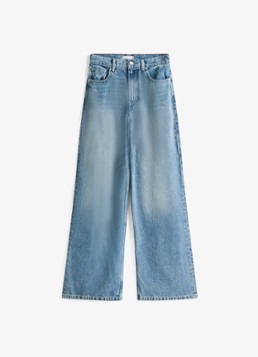 Tommy Hilfiger Dames High waist wide leg jeans met steekzakken in de kleur Indigo