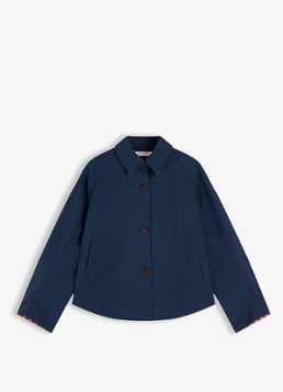 Tommy Hilfiger Dames Jack met waterafstotende coating in de kleur Donkerblauw