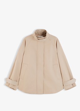Tommy Hilfiger Dames Regenjas met steekzakken in de kleur Donkerbeige