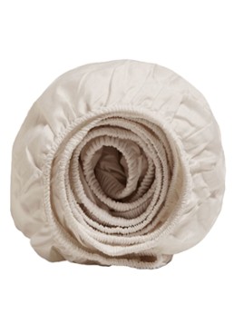 Yumeko Hoeslaken van katoen, hoekhoogte 30 cm Beige - Deal