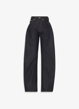 Calvin Klein Dames High waist wide leg jeans met donkere wassing in de kleur Denim