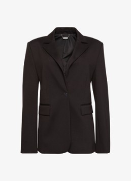 Calvin Klein Dames Blazer met klepzakken in de kleur Zwart