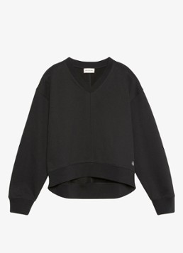 Calvin Klein Dames Sweater in katoenblend in de kleur Zwart