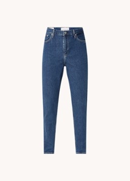 Calvin Klein Dames High waist mom jeans met medium wassing in de kleur Indigo