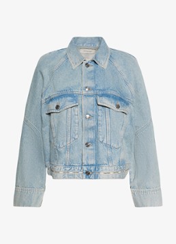Calvin Klein Dames Spijkerjas met logo in de kleur Denim