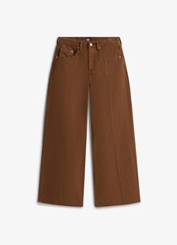 Tommy Hilfiger Dames Mid rise loose fit jeans met gekleurde wassing in de kleur Bruin