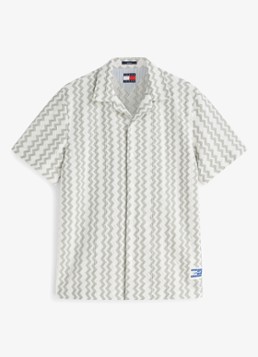 Tommy Hilfiger Dames Mini jurk met logoborduring in de kleur Rood