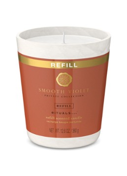 Rituals Smooth Violet Refill Scented Candle - navulling geurkaars 360 gram Beige - Deal