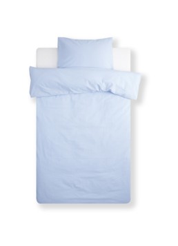 Crisp Sheets Crisp dekbedovertrekset van katoen - inclusief kussensloop Lichtblauw - Deal
